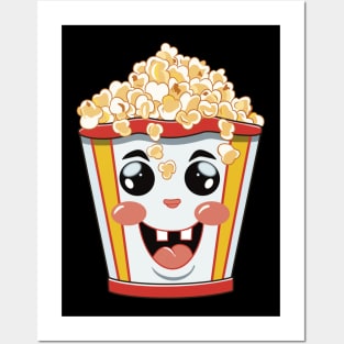 Cute Popcorn Posters and Art